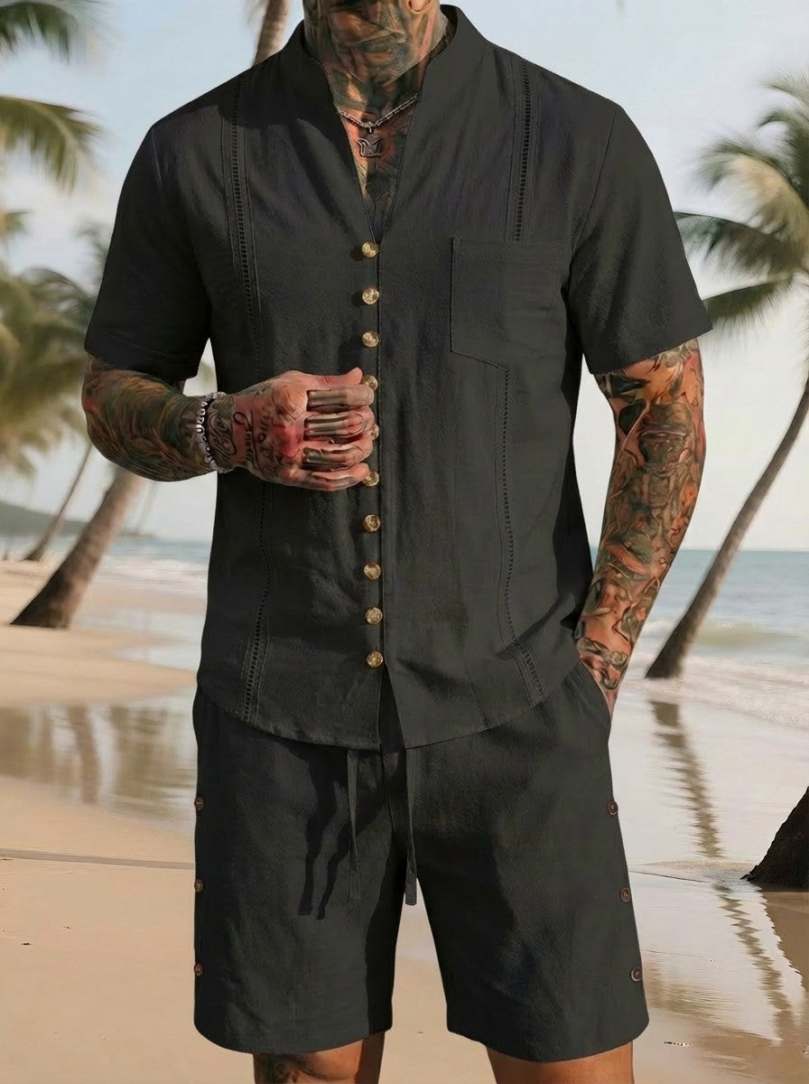 Short-sleeve Shirt Set