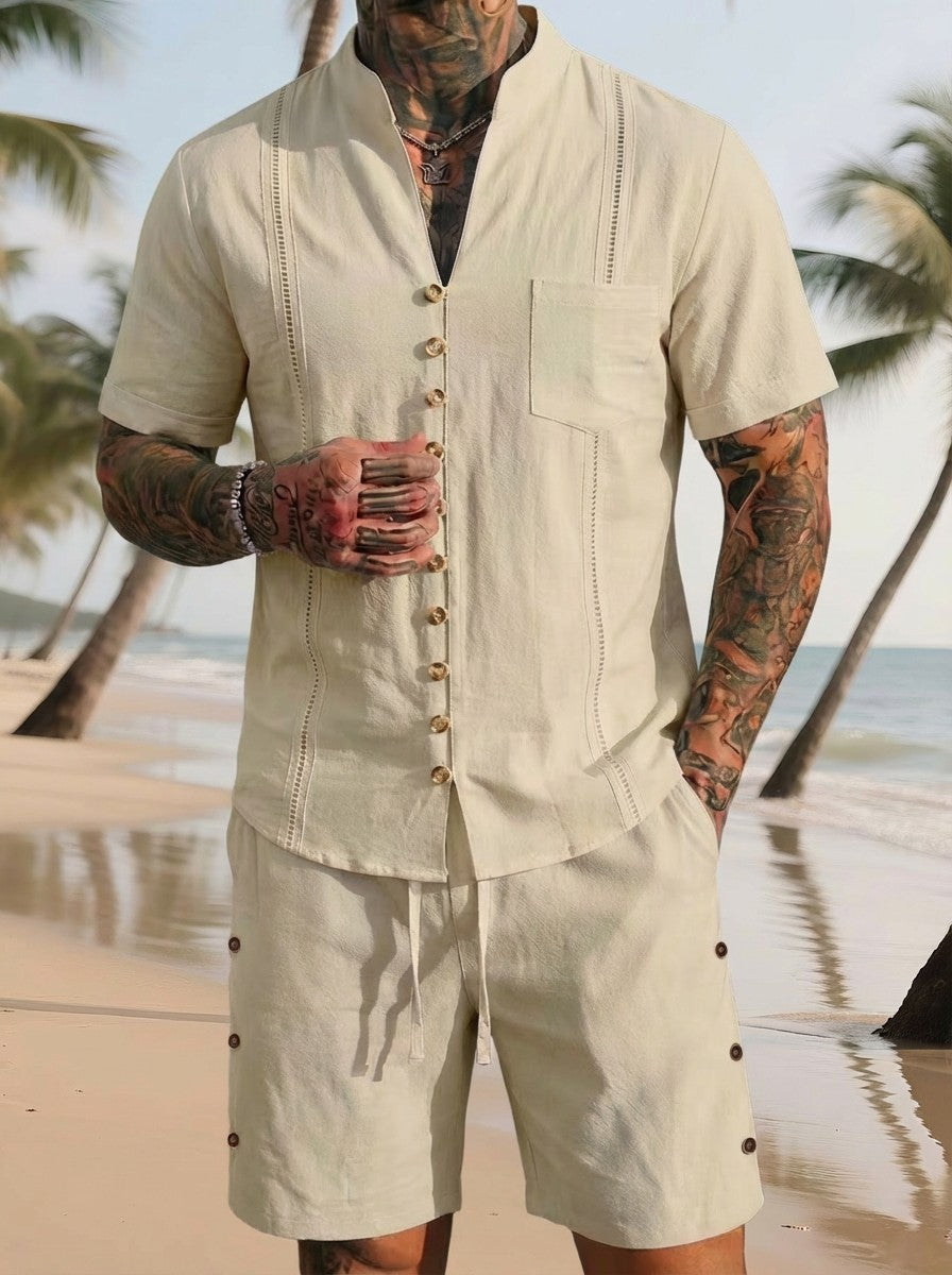 Short-sleeve Shirt Set