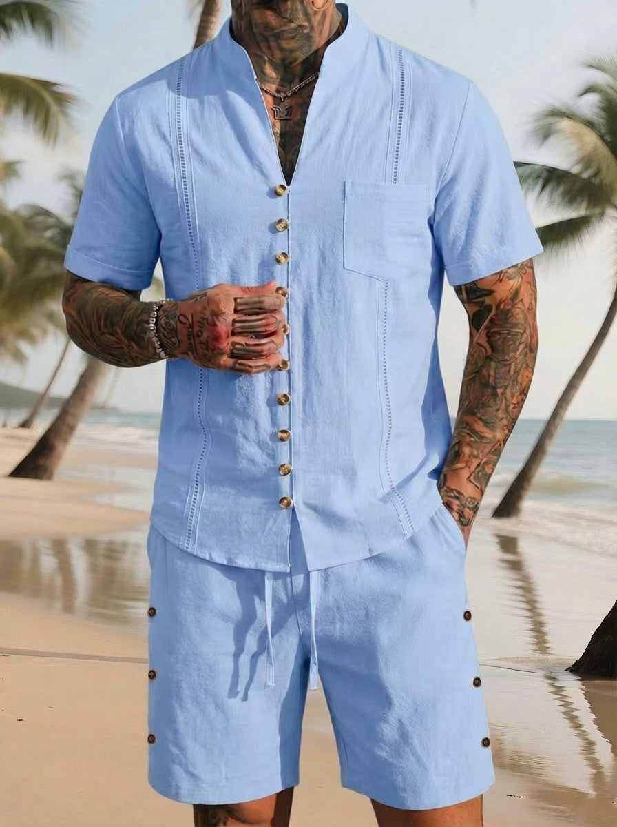Short-sleeve Shirt Set
