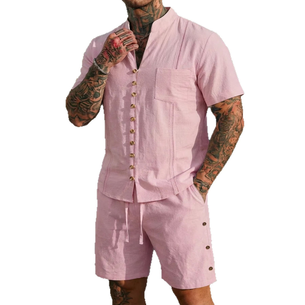 Short-sleeve Shirt Set
