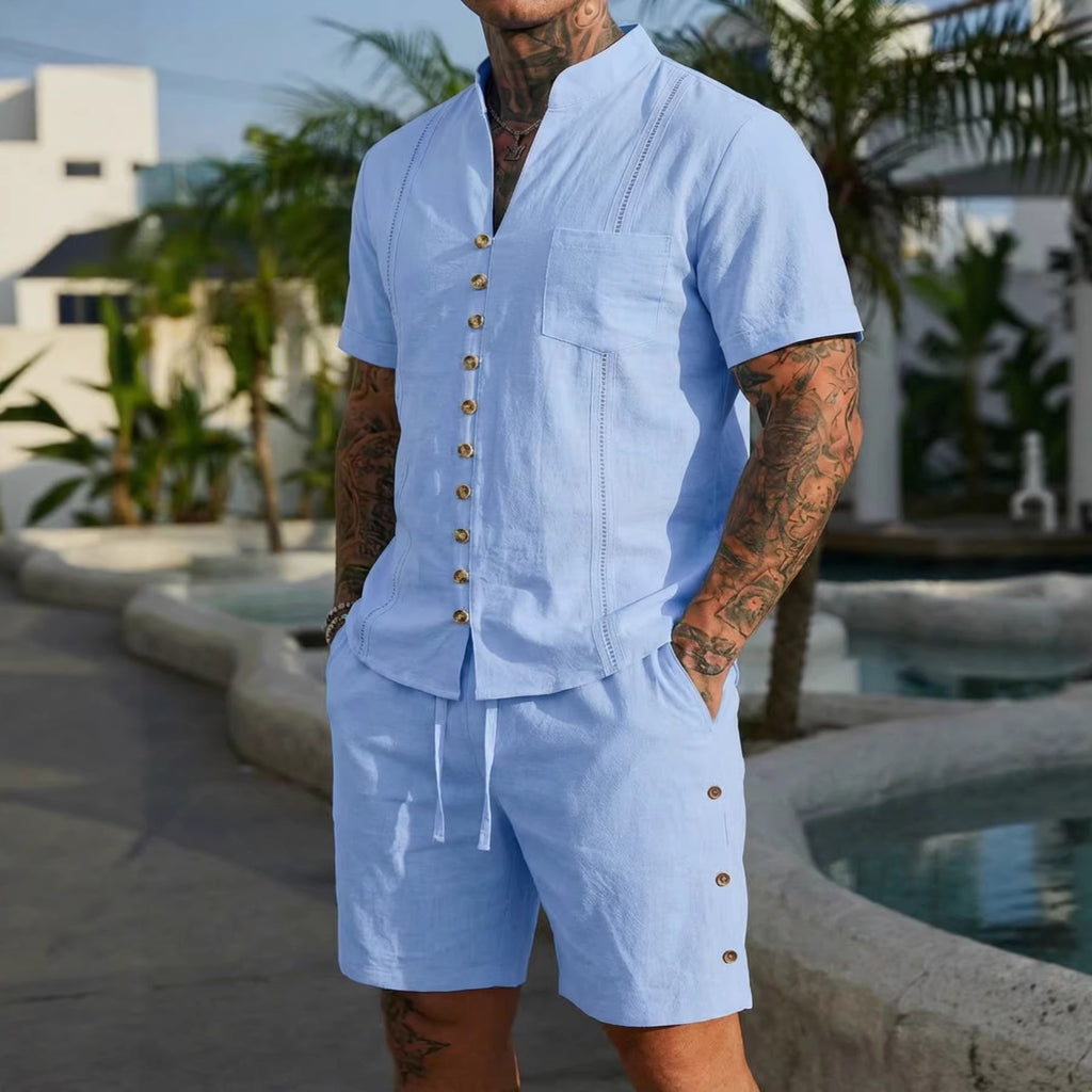 Short-sleeve Shirt Set